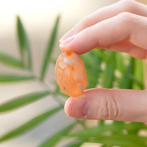 Çiçek Akik Taşı Kütle - Flower Agate