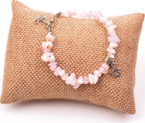 Kunzit Taşı Şekilsiz Bileklik