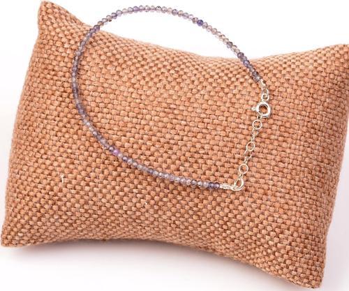Çok İnce İyolit Gümüş Bileklik - 2,2 mm