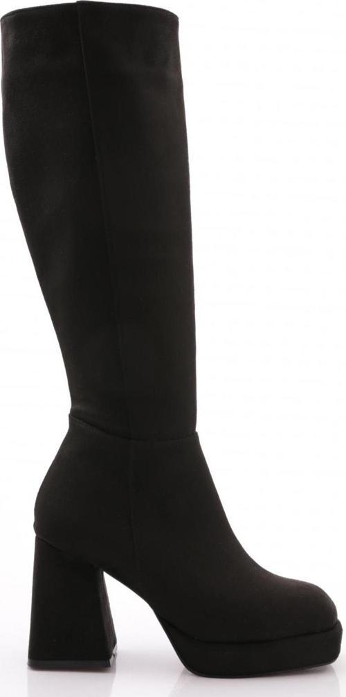 5401 Kadin Kalin Taban Topuklu Çizme