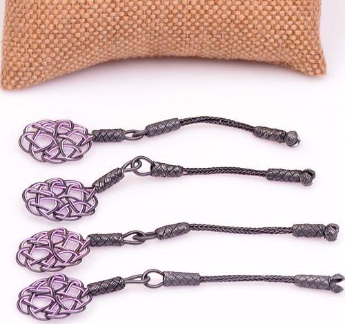 Mor Renk Kazaz Püskül