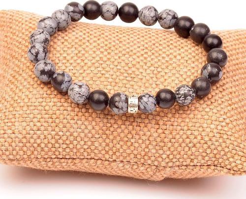 Obsidyen Taşı Bileklik ( 8 mm )