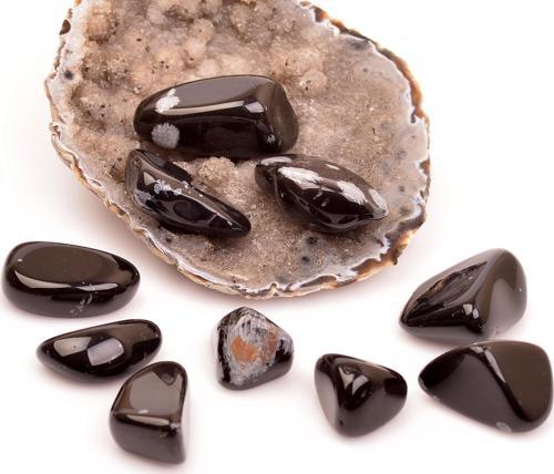 Obsidyen Taşı Kütle - Kar Tanesi Obsidyen