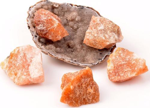Ham Turuncu Aventurin Taşı Kütle