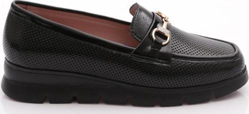 6095-1 Kadin Aksesuarli Loafer Ayakkabi