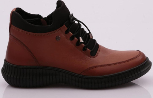 435 LASTİK BAĞCIKLI FERMUARLI KADIN BOT