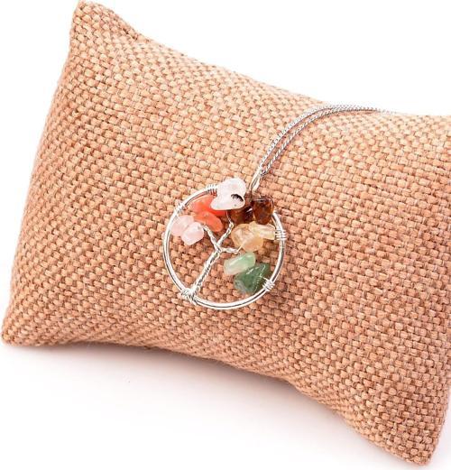 İkizler Burcu Taşlarından Kolye - Kararmaz Zincirli