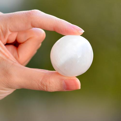 Selenit Taşı Küre - Küçük Boy