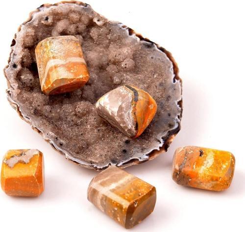 Yaban Arısı Jasper Taşı Kütle - Bumblebee Jasper