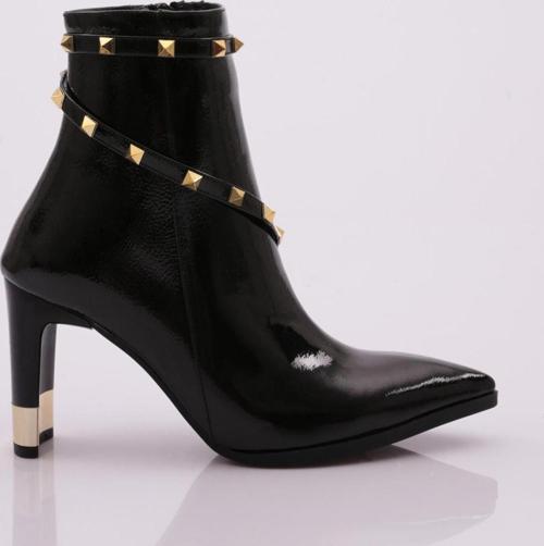 802 Kadin Sivri Burun Troklu Topuklu Bot