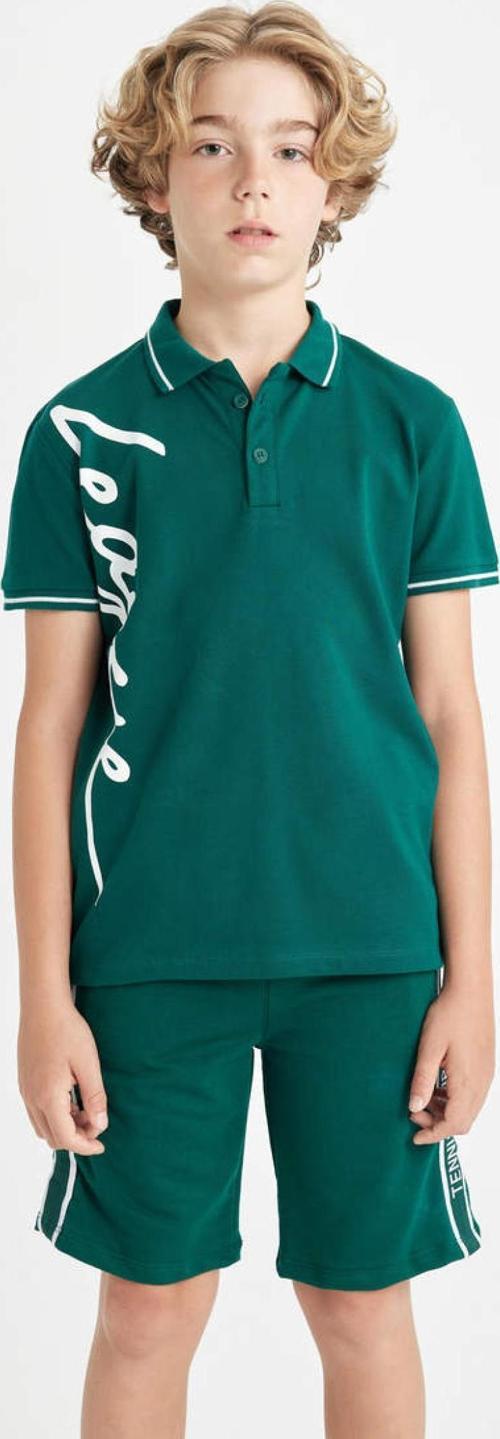 Erkek Çocuk Pike Kısa Kollu Polo Tişört C4908A8