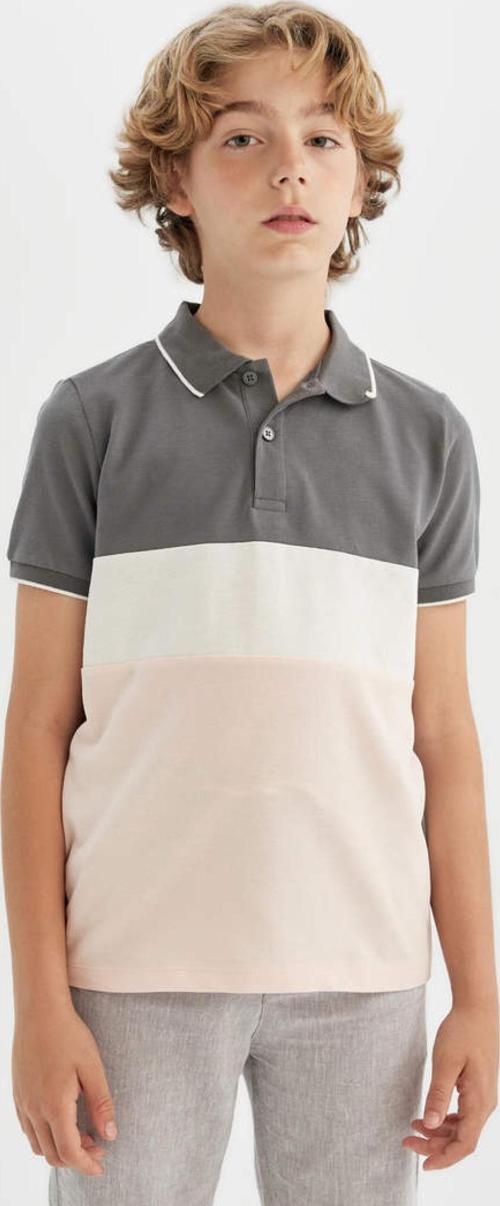 Erkek Çocuk Pike Kısa Kollu Polo Tişört C2603A8