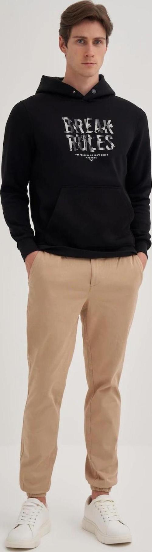 5177 Erkek 3 İplik Sweatshirt