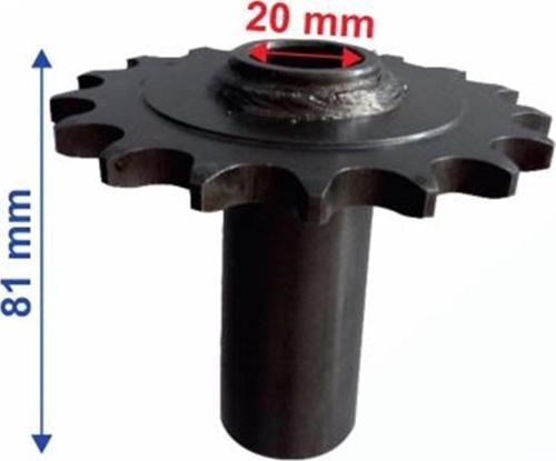 Atv Ön Dişli 520-17T İç 20Xuzunluk 81Xtm Öm