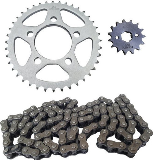 Mondıal Drift L Ön-Arka Dişli Zincir Seti 40-15T 428H-128L İth