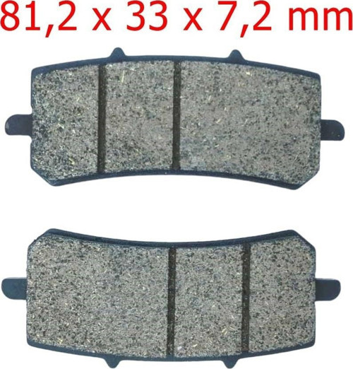 Cf Moto Nk 150-250 Ön Fren Disk Balatası (Abs)