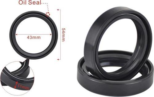 Suzuki Ön Amortisör Keçesi 43-54-11 2 Li Set Uyumlu Dl650 V-Strom, Gsx R750-R1000