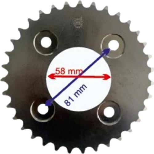 İnnova Uyumlu Arka Dişli 428-35T İç 58 Mm Öm