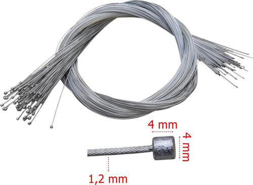 Bisiklet Vites Teli İç 205 Cm (1,2 Mm) Arpa Başlı