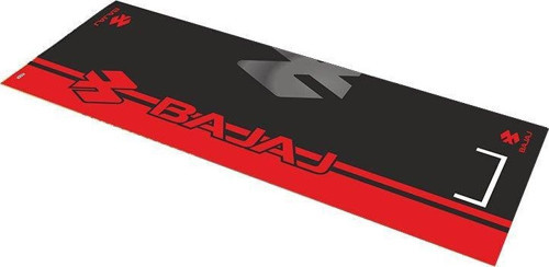 Bajaj Kırmızı Desenli 80 X 220 Cm Kaydırmaz Motosiklet Halısı