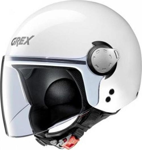 Grex G3.1 E Kınetıc Yarım Kask Metal Beyaz