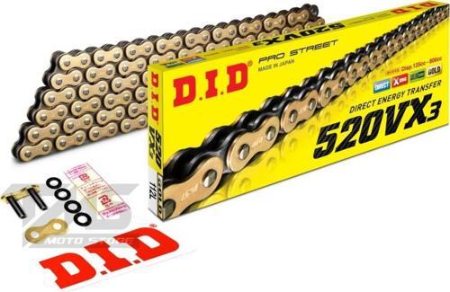 Suzuki Gw250 L2,l3,l4,l5,l6,l7 Inazuma 12-17 Motosiklet Zinciri Vx3 Gold Dıd