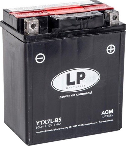 Ltx7l-bs 12v7ah Yamaha Ybr 125 Ed (2012->)