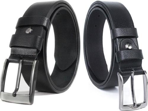 Hakiki Deri 2'Li 4,5Cm Kot - 3,5Cm Klasik Erkek Kemeri