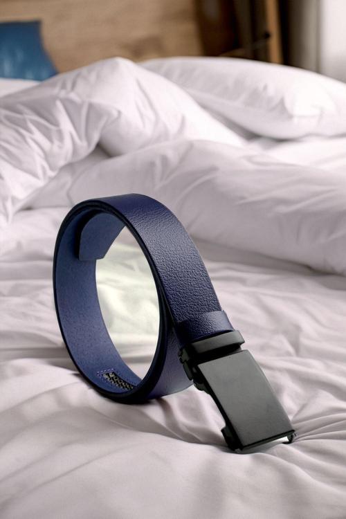 Manda Derisi Otomatik Tokalı Deliksiz Erkek Kemeri - Otomatik Kemer