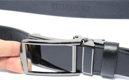 Ithal Otomatik Tokalı Deliksiz Manda Derisi Klasik Erkek Kemeri