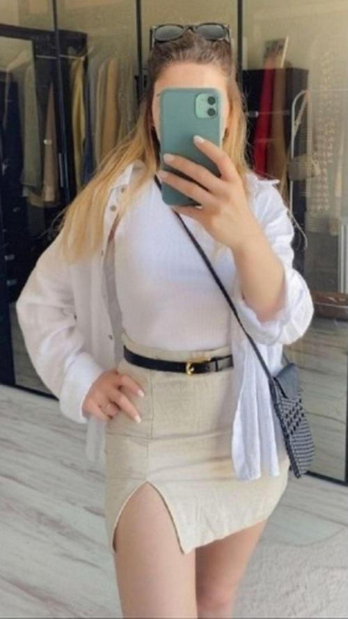 Hakiki Deri Sarı Kadın Kemer En 2Cm