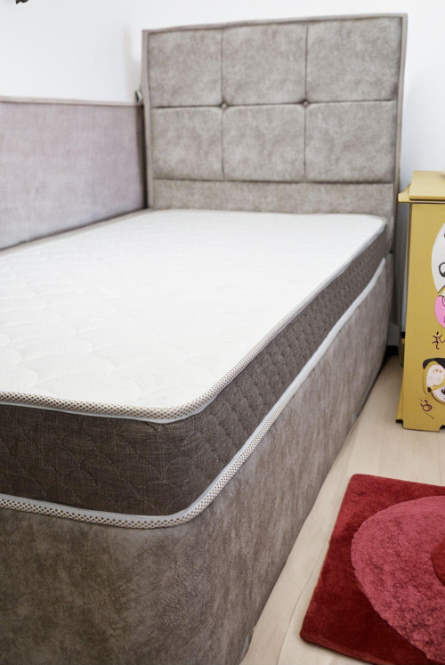 15 Cm Tek Kişilik Sünger Baza Yatağı, Unisex Full Ortopedik Yataklar, Lux Çocuk Baza Yatak 15