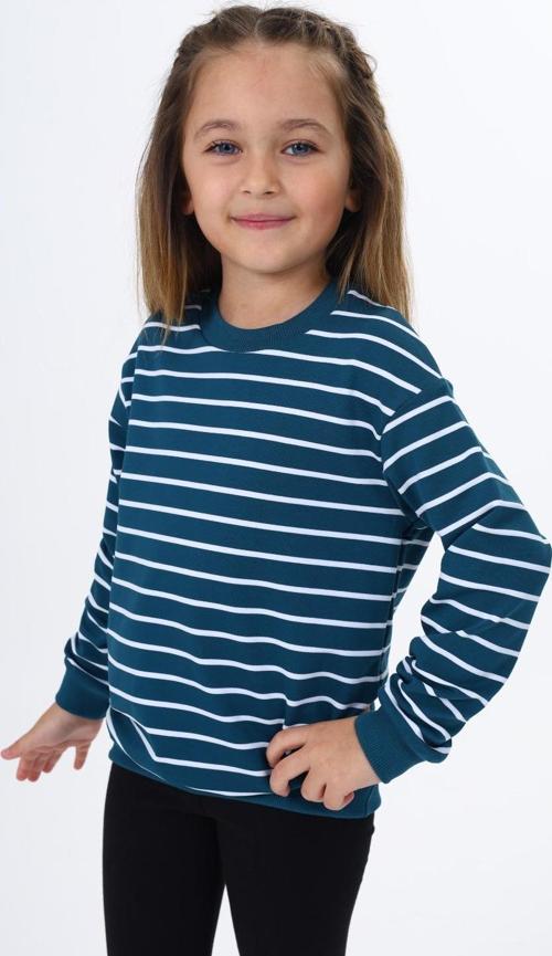 Toontoy Kız Çocuk Çizgili Sweatshirt