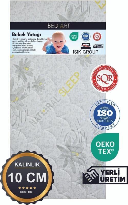 Cocuk Ve Bebek Yatak Sünger Lüx Bebek Yatağı Full Ortopedik Anne Yanı Park Yatak 10