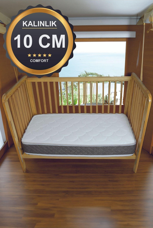 Cocuk Ve Bebek Yatak Sünger Lüx Bebek Yatağı Full Anne Yanı Park Yatak Tüm Ölçüler 10