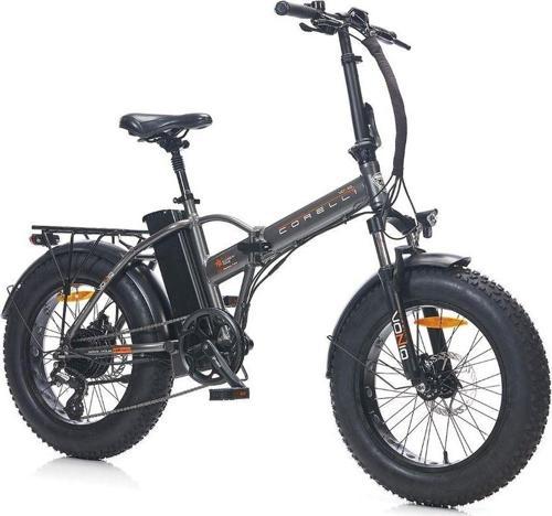 Corelli Corelli Elektrikli Bisiklet Voniq 20 Jant Fat Bike Gri Blc