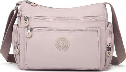 Krinkıl Kumaş Kadın Postacı Çantası Smart Bags 1115 Kum