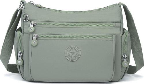 Krinkıl Kumaş Kadın Postacı Çantası Smart Bags 1115 Yeşil