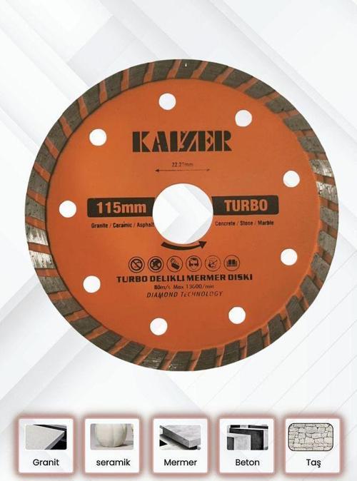 115mm Turbo Mermer,Granit,Seramik,Beton Kesme