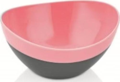 Qlüx İdeas Çift Renkli Kase Maxi Pembe-Gri