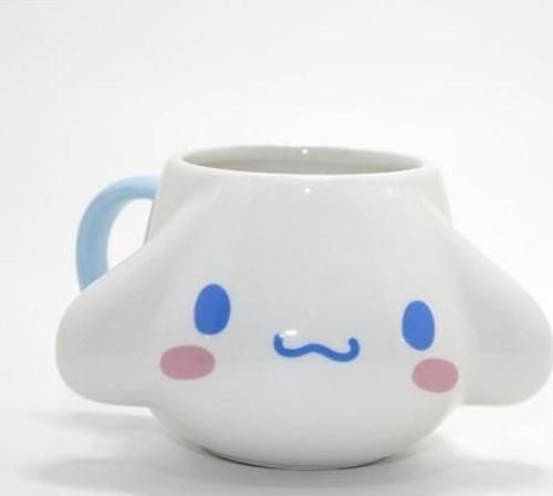 Büro Ev Ofis Hediyesi için Porselen Cinnamoroll Temalı Kupa Bardak