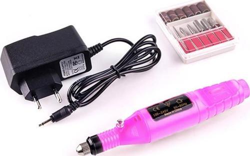 Büro Ev Ofis Personeli için Elektrikli Törpü Manikür Pedikür Bakım Seti