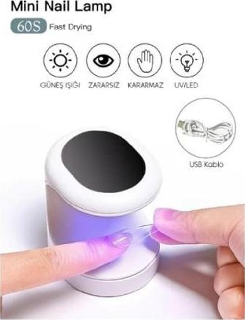 Büro Ev Ofis Personeli için Mini Uv Tırnak Kurutucu Aparat