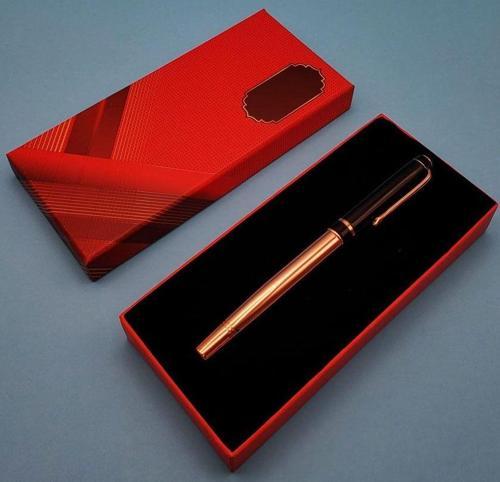 Büro Ev Ofis Hediyesi için Kutulu Tekli Bakır Roller Kalem