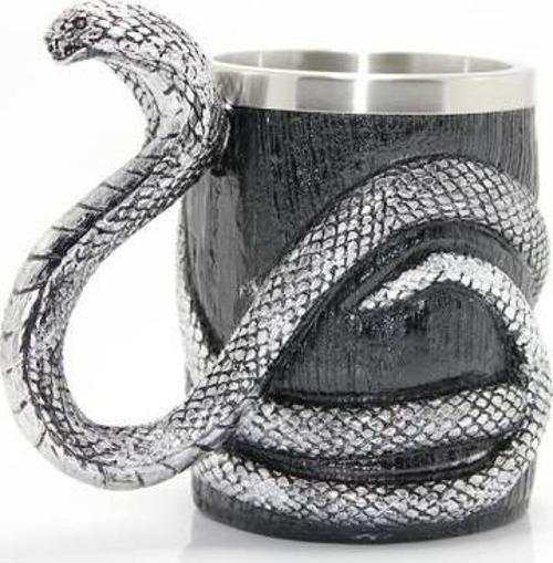 Büro Ev Ofis Hediyesi için Paslanmaz Çelik Yılan Temalı Kupa Bardak