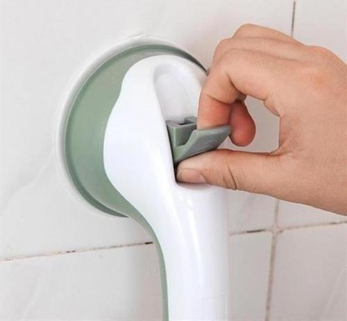 Büro Ev Banyosu için Vantuzlu Kilitli Kayma Önleyici Duş Tutacağı