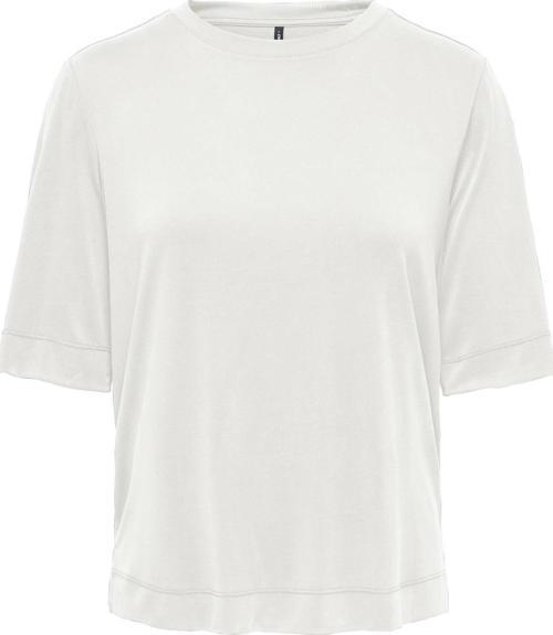 ONLHANNAH S/S O-NECK TOP JRS AÇIK BEJ