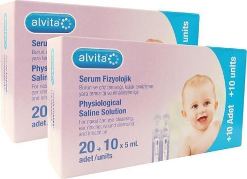 Serum Fizyolojik 30 Flakon 5 Ml ( 2 Kutu) Skt2025/01