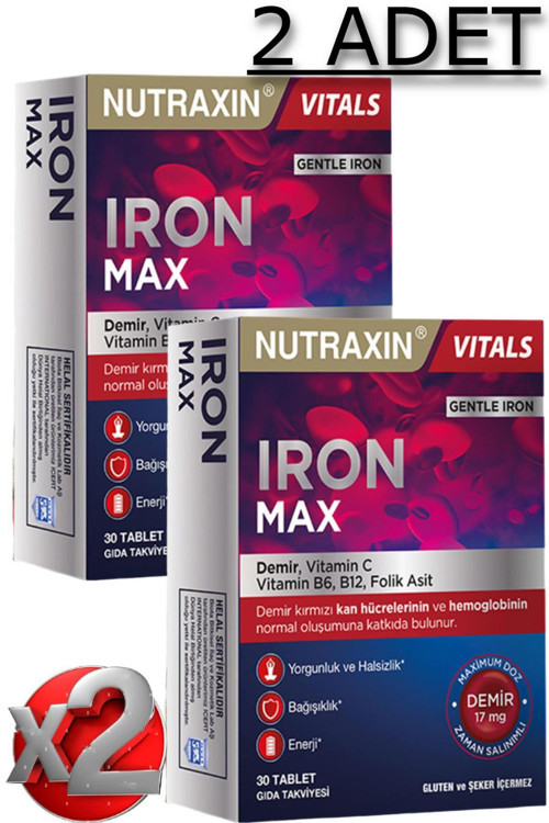Iron Max 30 Tablet 2 Adet
