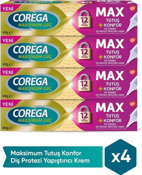 Yastık Konforlu Diş Protezi Yapıştırıcı Krem X 4 Adet